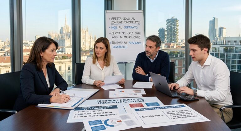 Quota del TFR spettante all’ex coniuge: aggiornamenti normativi e giurisprudenziali